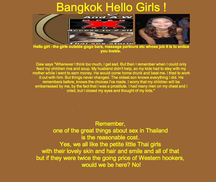 Bangkok Hello Girls!
