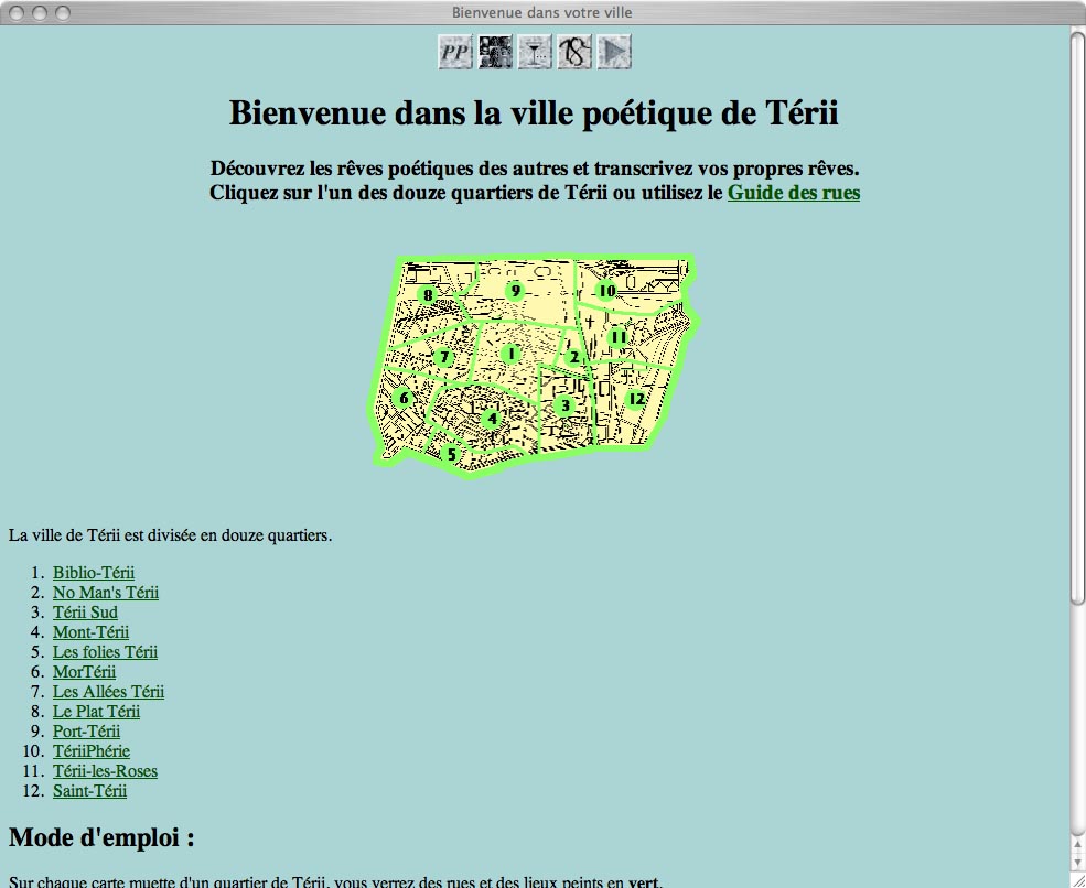 Bienvenue dans la ville poétique de Térii