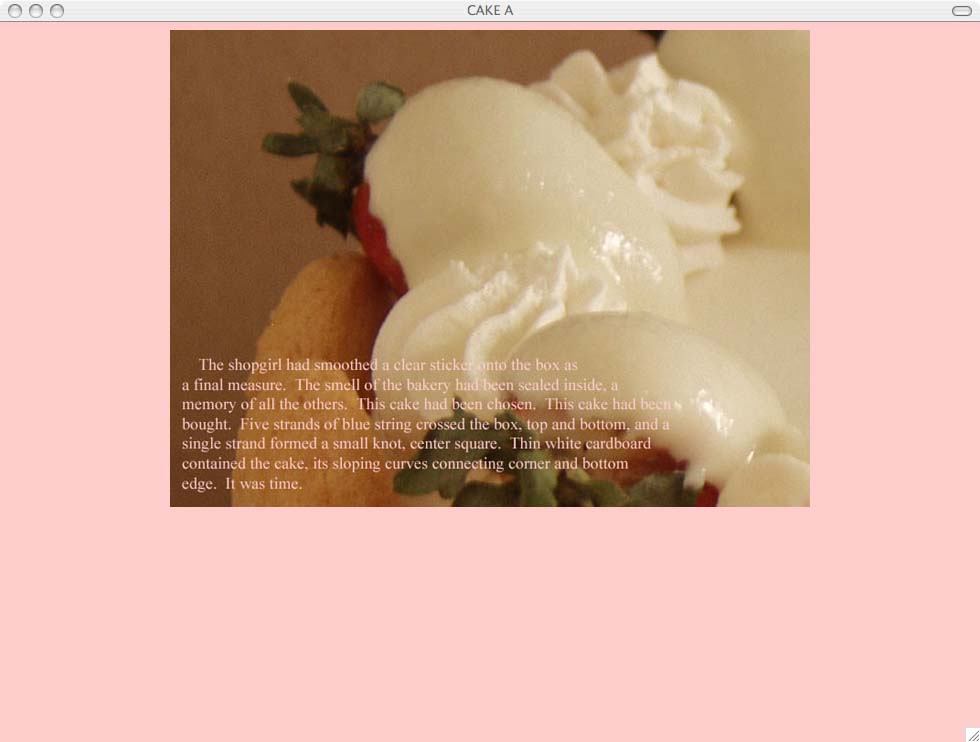 Cake: Sweet and Sticky!!!