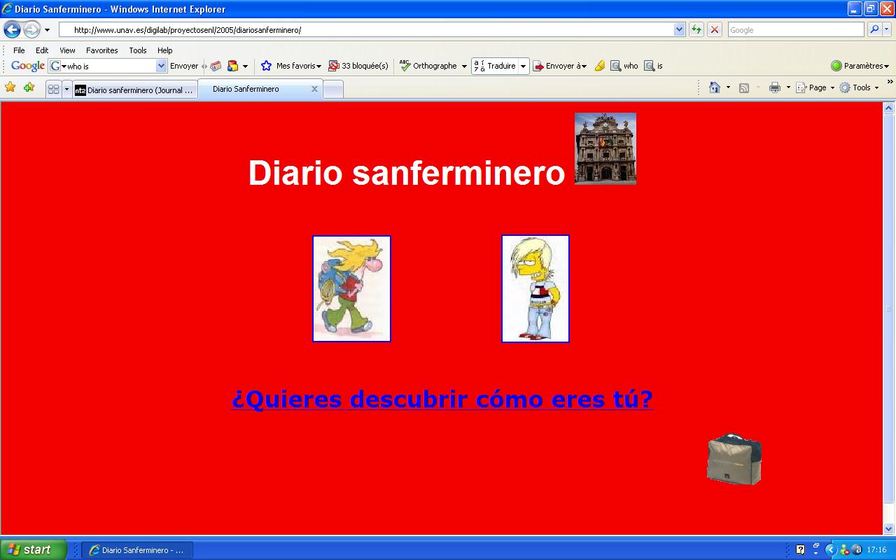 Diario sanferminero (Journal d’un sanferminero)