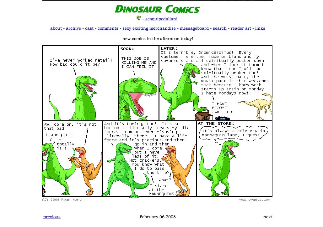 Dinosaur Comics