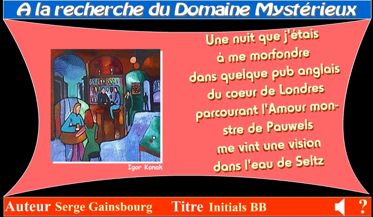 À la recherche du domaine mystérieux