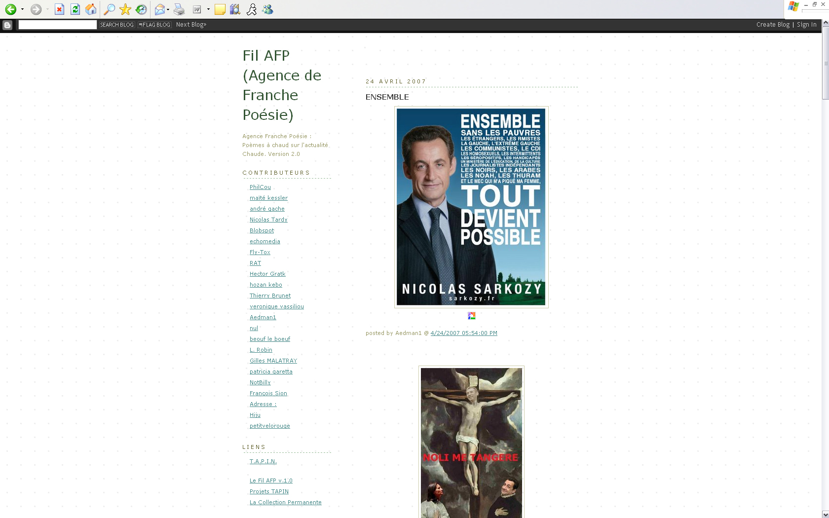 Le fil A.F.P.  – Agence de Franche Poésie Version 2.0