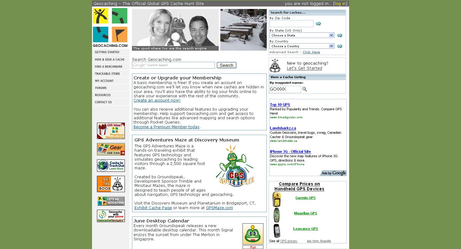 Geocaching – The Official Global GPS Cache Hunt Site