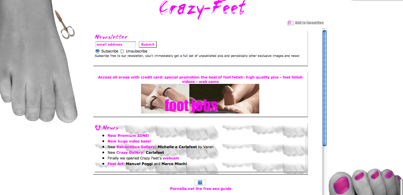 Crazy-Feet: The foot fetish portal