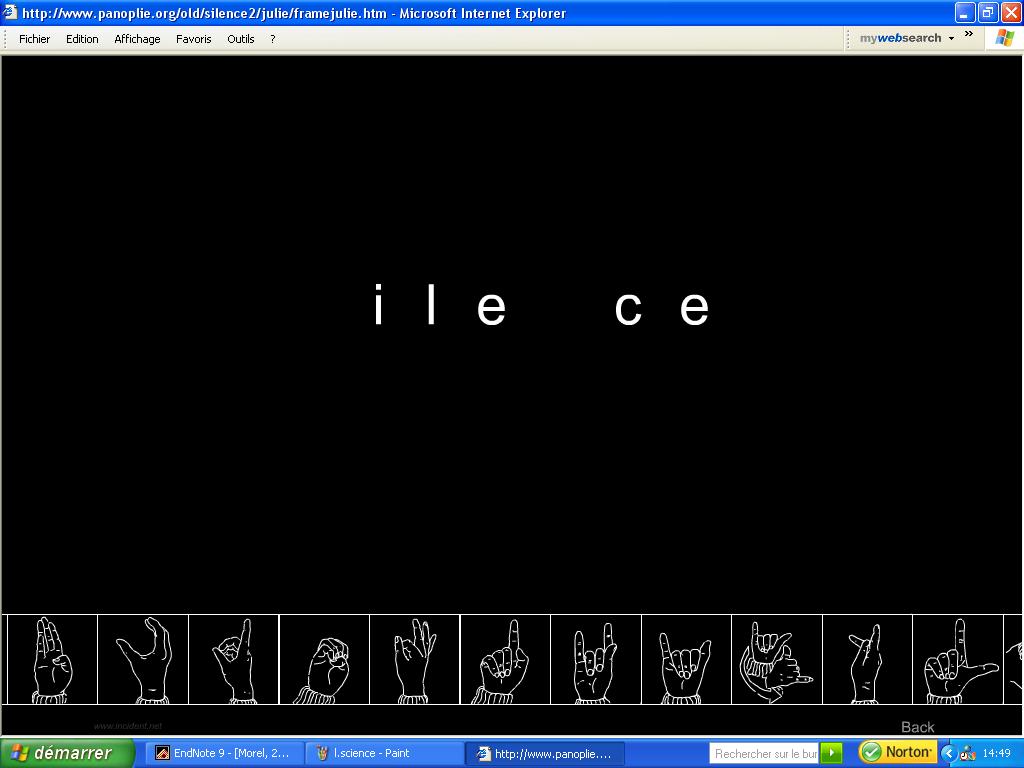 L.science. Le silence