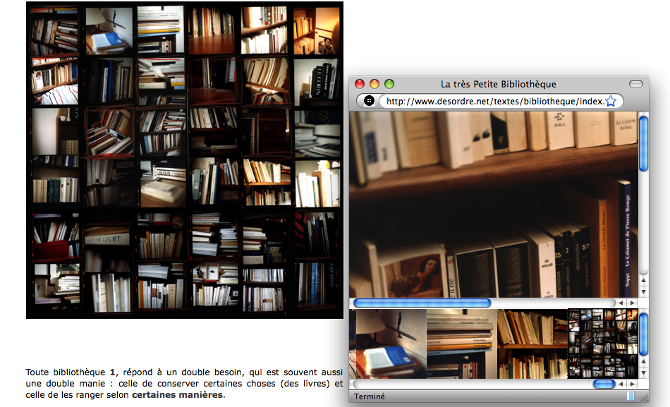 La très petite bibliothèque