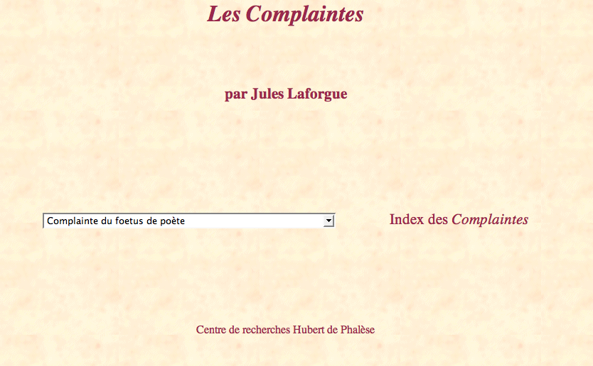 Les complaintes