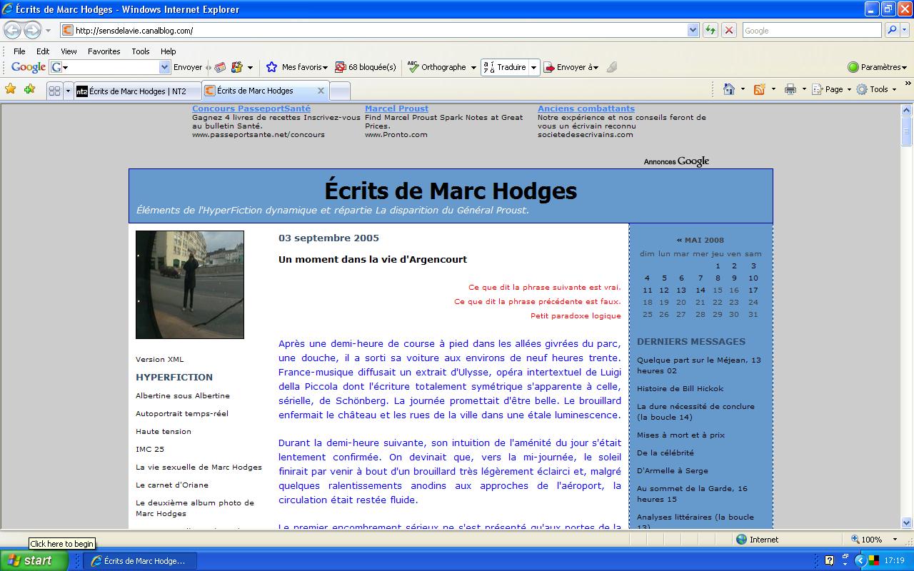 Écrits de Marc Hodges