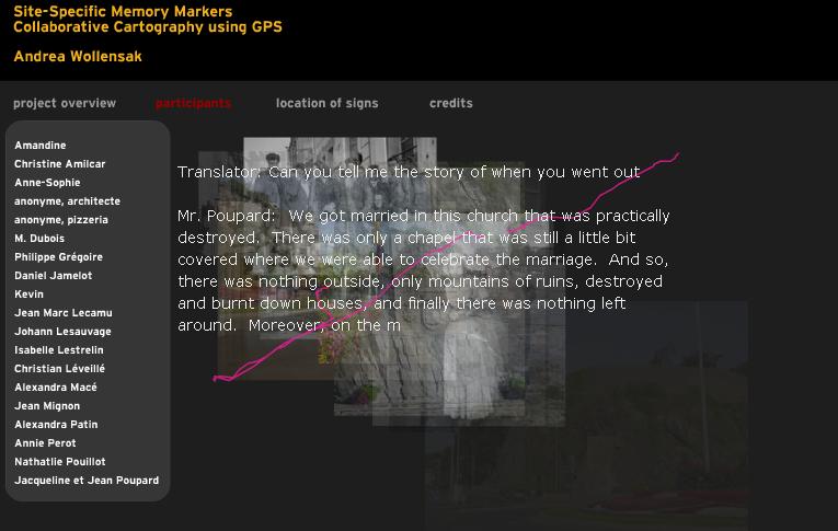 Site-specific Memory Markers: Collaborative Cartography Using GPS