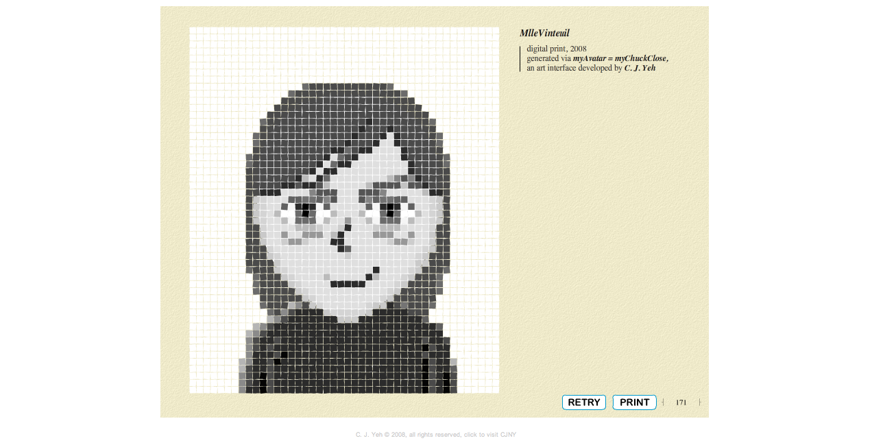 myAvatar = myChuckClose