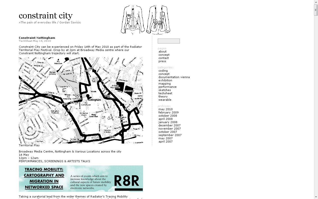 Constraint City. The Pain of Everyday Life.