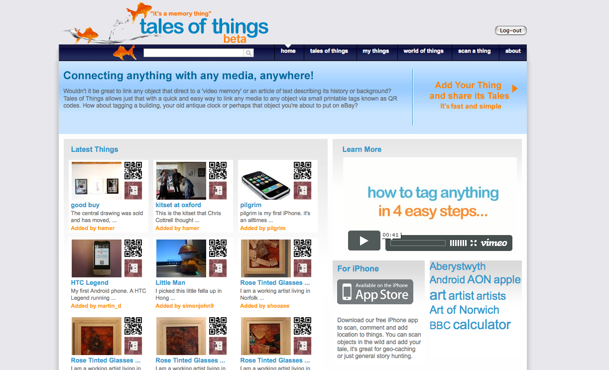 Tales of things
