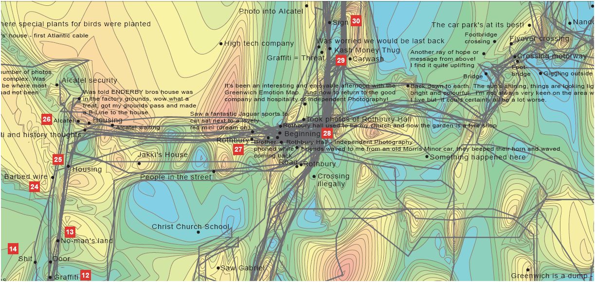 Greenwich Emotion Map