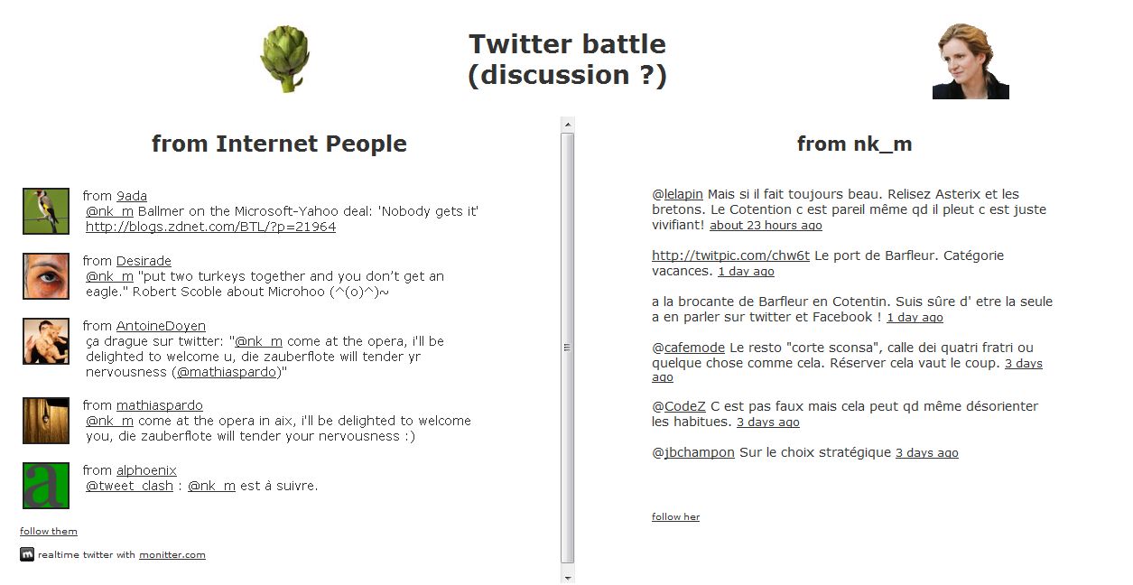 Twitter Battle
