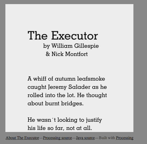The Executor