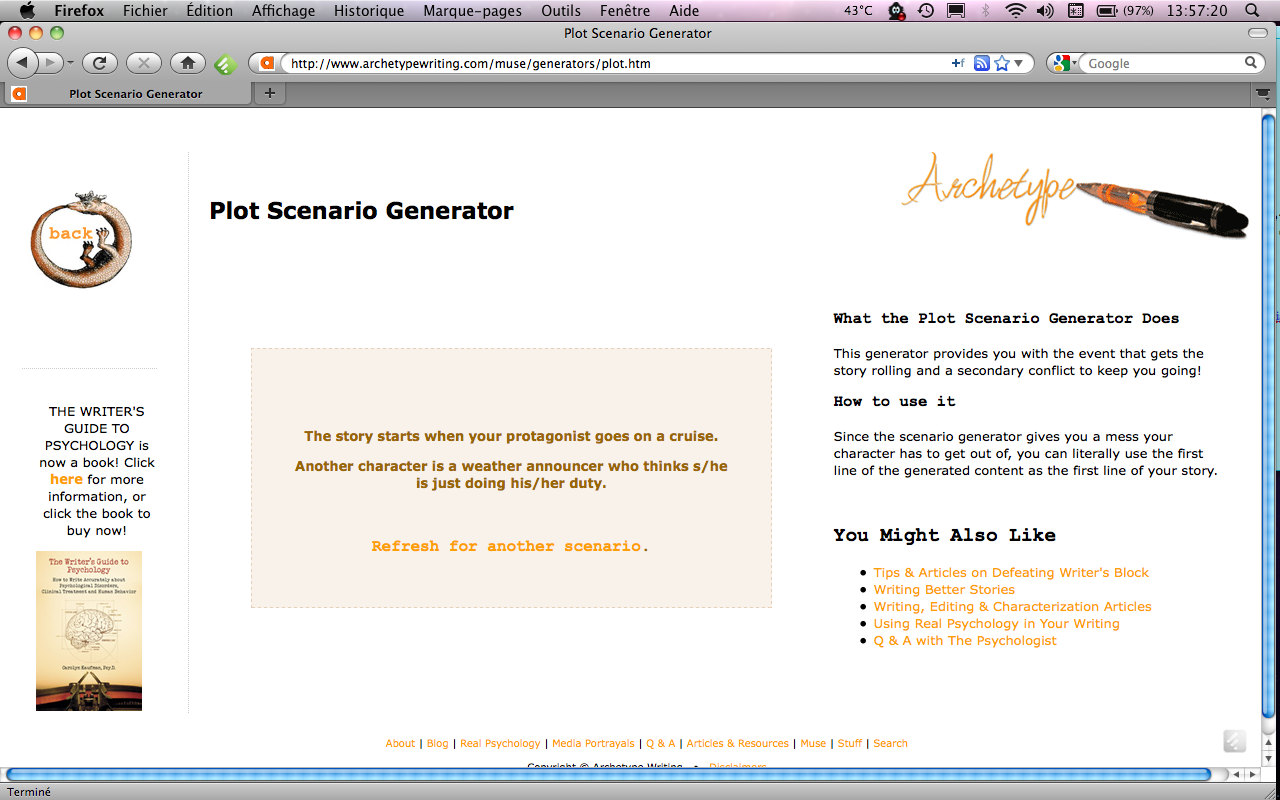Plot Scenario Generator
