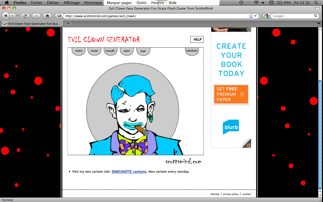 Evil Clown Generator