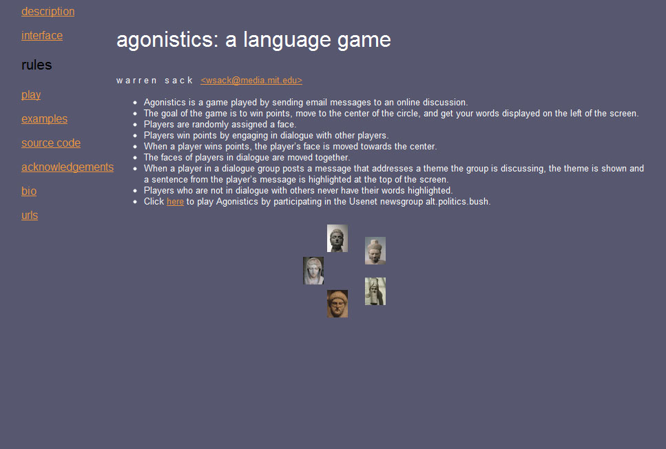 agonistics: a language game