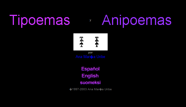 Anipoems – Typoems