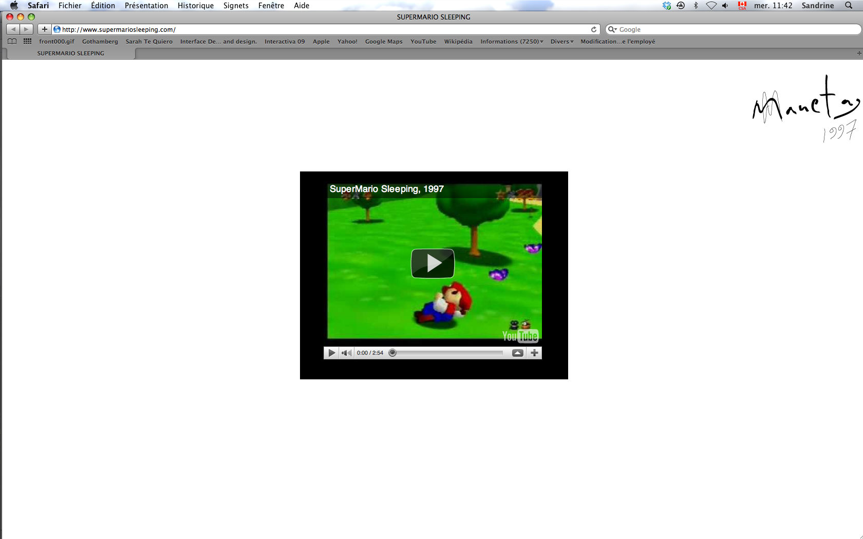 SuperMario Sleeping
