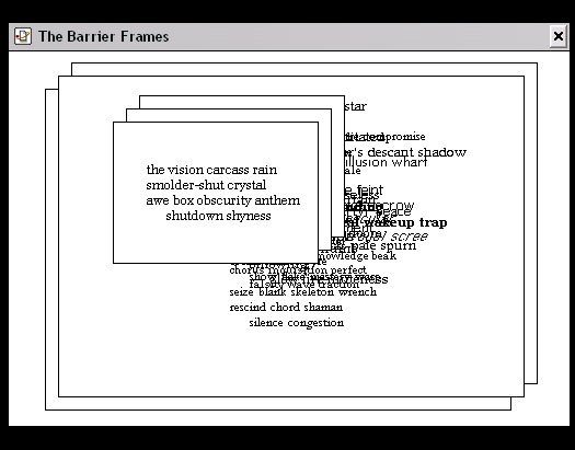 The Barrier Frames