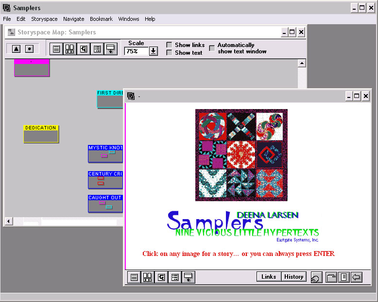 Samplers: Nine Vicious Little Hypertexts