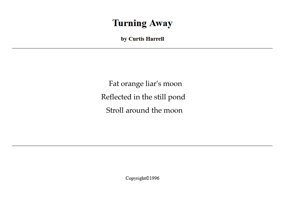 Turning Away