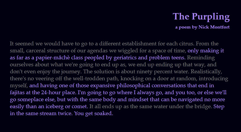 The Purpling