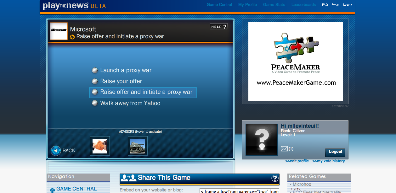 Play the news