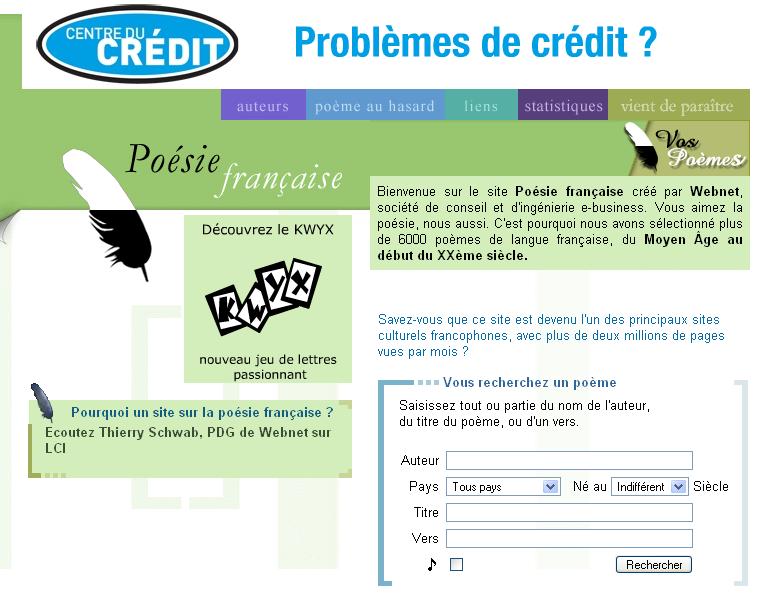 Poésie française