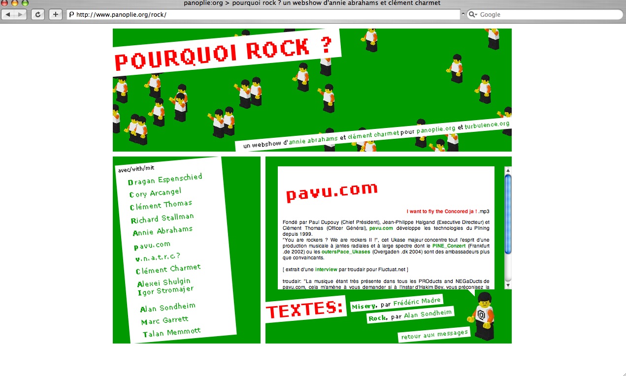 Pourquoi rock?