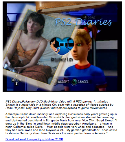 PS2 Diaries