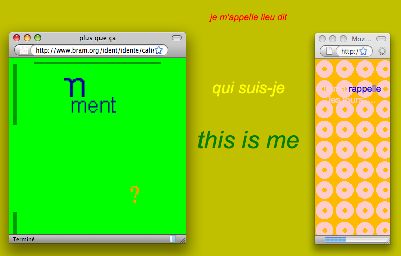 Qui suis-je?