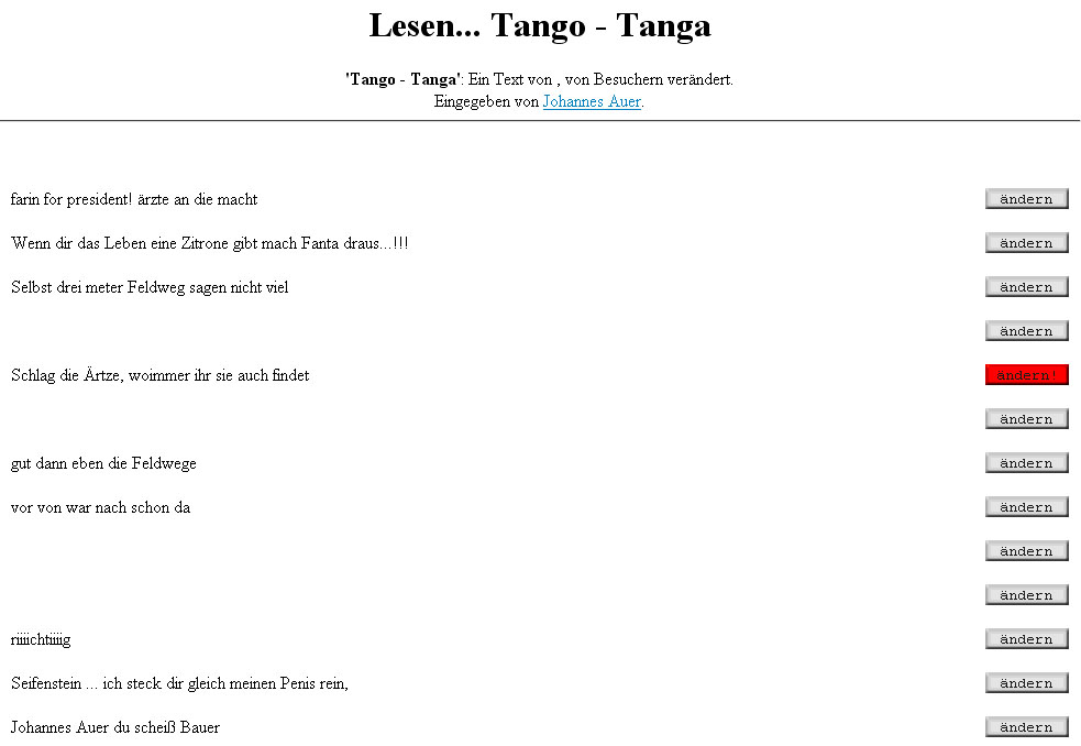 Tango – Tanga