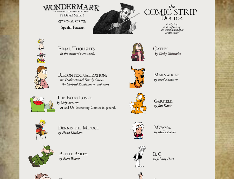 The comic strip doctor : analyzing and improving the worst newspaper comic strips