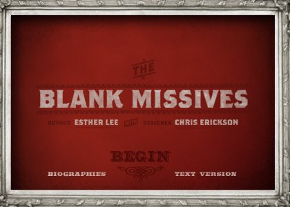 Blank Missives