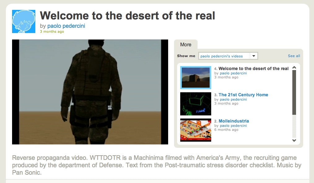 Welcome to the Desert of the Real