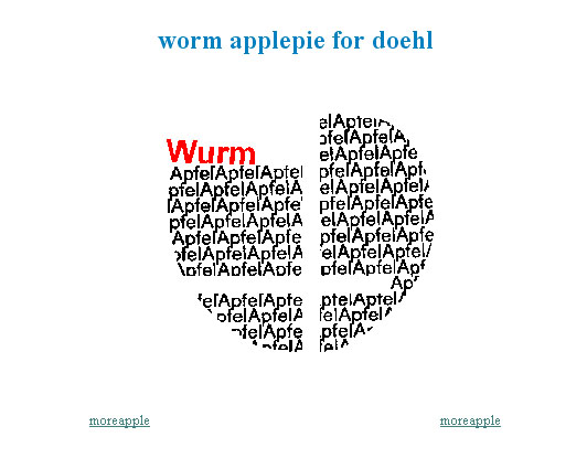 worm applepie for doehl