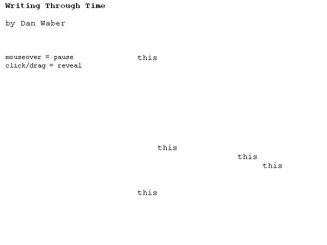 Writing Through Time