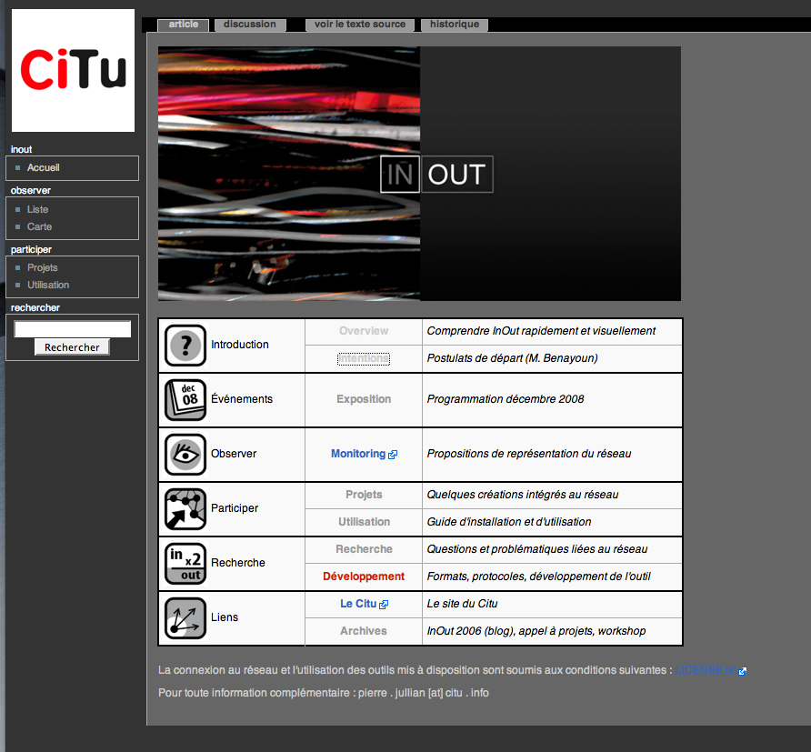 InOut (capture d’écran #1)