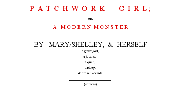 Patchwork Girl (capture d’écran #1)