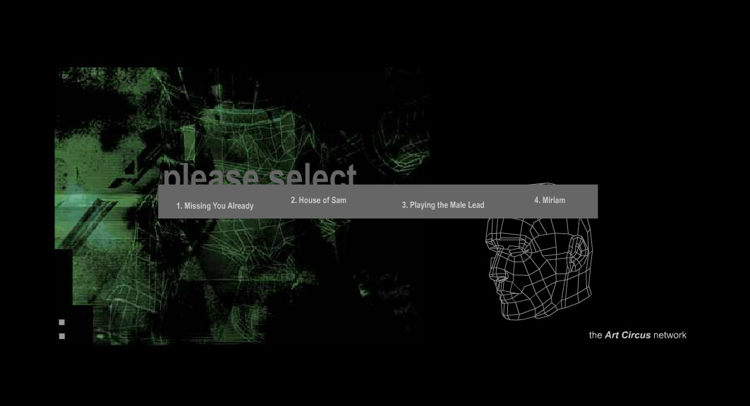 The Virtual Disappearance of Miriam (capture d’écran #1)