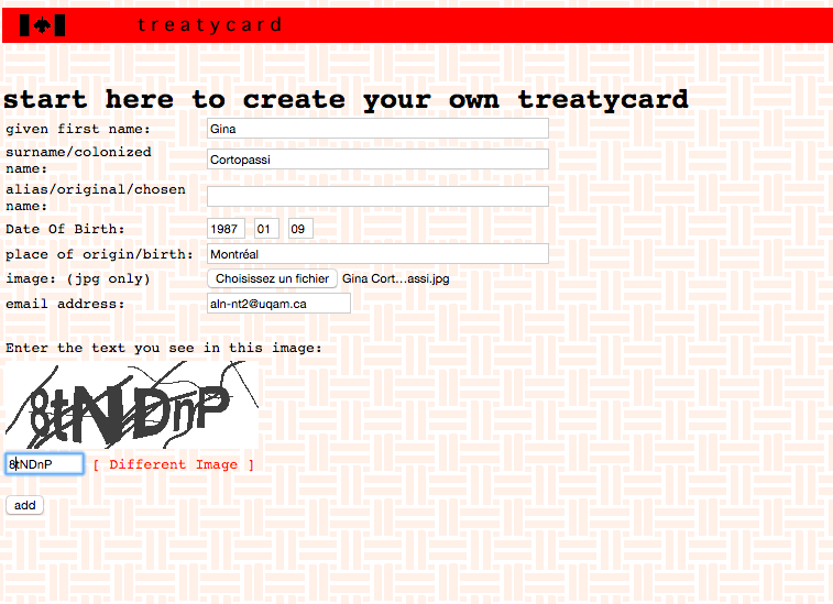 Treaty Card