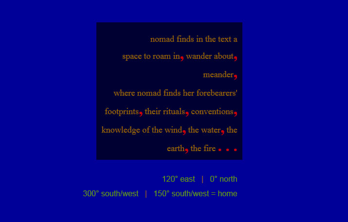 hyper-nomadic textual journeys