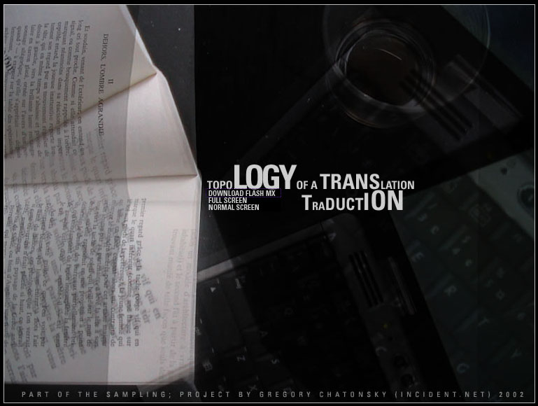topology of a translation